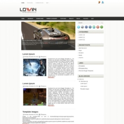 Lovin Blogger Template