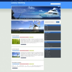 Luxury Yatching Blogger Template