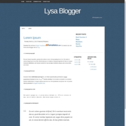 Lysa Blogger Template