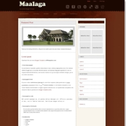 Maalaga Blogger Template