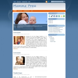 Mamma Press Blogger Template