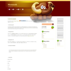 Mammoth Blogger Template