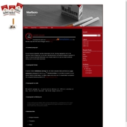 Marlboro Blogger Template