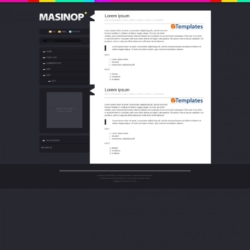 Masinop Blogger Template