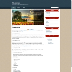 Maximus Blogger Template