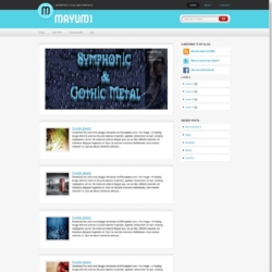 Mayumi Blogger Template