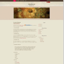Medieval Blogger Template