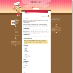 Meet the Chef Blogger Template