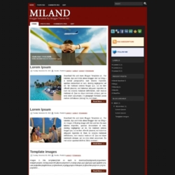 Miland Blogger Template