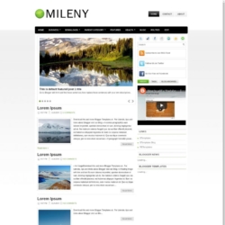 Mileny Blogger Template