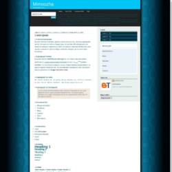 Mimoozha Blogger Template