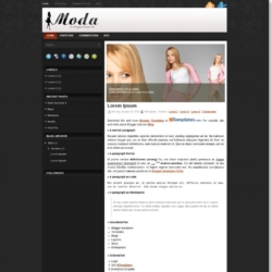 Moda Blogger Template