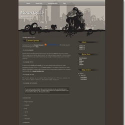 Motor Cycle Blogger Template