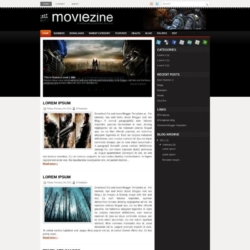 MovieZine Blogger Template