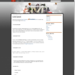 Multimedia Blog Blogger Template