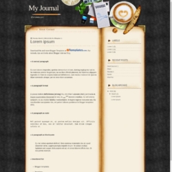 My Journal Blogger Template