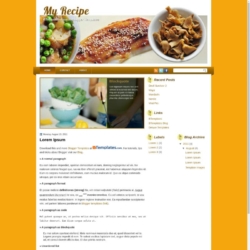 My Recipe Blogger Template