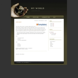 My World Blogger Template