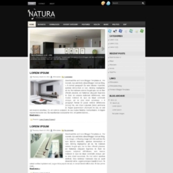 Natura Blogger Template