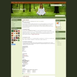 Natural Health Blogger Template