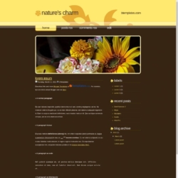 Nature’s Charm Blogger Template