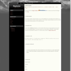 Neptune Blogger Template