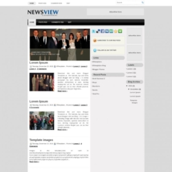 News View Blogger Template