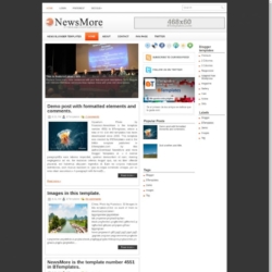 NewsMore Blogger Template