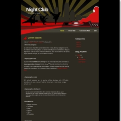 Night Club Blogger Template