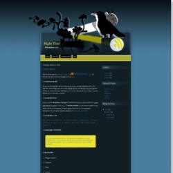 Night Thief Blogger Template