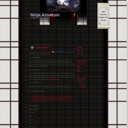 Ninja Assassin Blogger Template