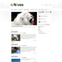 Nivex Blogger Template