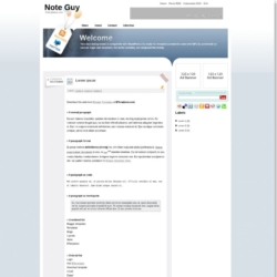 Note Guy Blogger Template