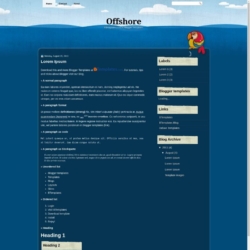 Offshore Blogger Template