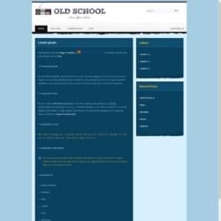 Old School Blogger Template