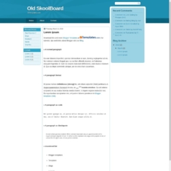 Old SkoolBoard Blogger Template