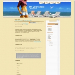 On your Shore Blogger Template
