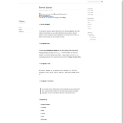 Oulipo Blogger Template