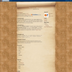 Parchment Blogger Template
