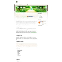 Peaceful Rush Blogger Template