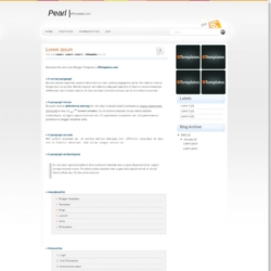 Pearl Blogger Template