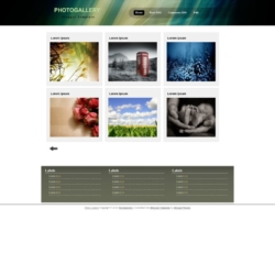 Photo Gallery Blogger Template