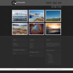 Picfotoplate Blogger Template