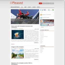 Pleased Blogger Template