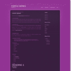 Purple Series Blogger Template