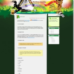Rainbow Country Blogger Template