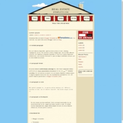 Real Estate Blogger Template