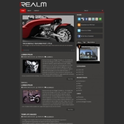 Realm Blogger Template