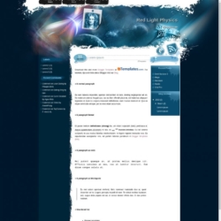 Red Light Physics Blogger Template
