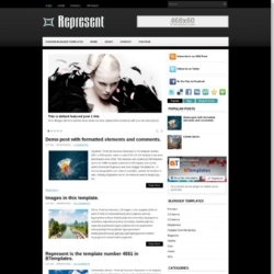 Represent Blogger Template